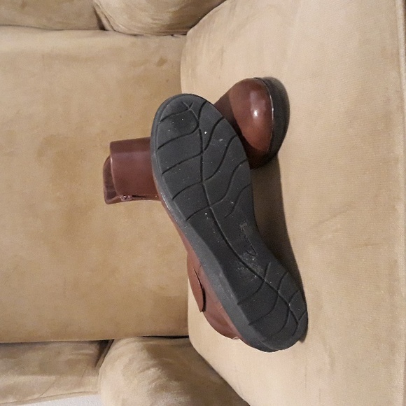 Clark's Leather Side Zip Comfy Ankle Cushioned Boots Womens 7.5 Medium Width - Picture 5 of 6